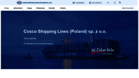 What Cosco.pl website looked like in 2020 (3 years ago)