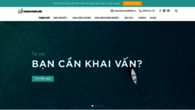 What Coachforlife.vn website looked like in 2020 (3 years ago)