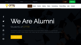 What Cftrialumni.com website looked like in 2020 (3 years ago)