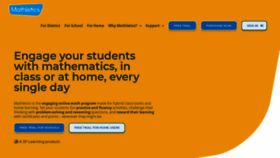 What Community.mathletics.com website looked like in 2020 (3 years ago)
