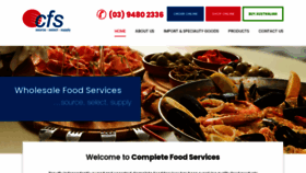 What Completefoodservices.com.au website looked like in 2020 (3 years ago)