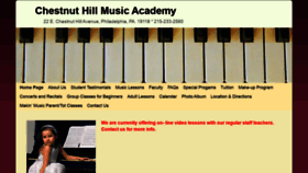 What Chestnuthillmusic.com website looked like in 2020 (3 years ago)