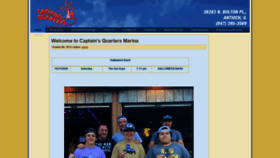 What Captainsquartersmarina.com website looked like in 2020 (3 years ago)