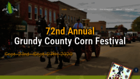 What Cornfestival.org website looked like in 2020 (3 years ago)