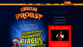 What Circus-probst.de website looked like in 2020 (4 years ago)