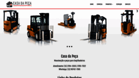 What Casadapeca.com.br website looked like in 2020 (3 years ago)