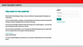 What Campus.smartblogger.com website looked like in 2020 (3 years ago)