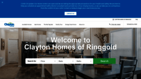 What Claytonringgold.com website looked like in 2020 (3 years ago)