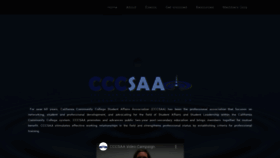What Cccsaa.org website looked like in 2020 (3 years ago)