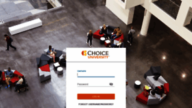 What Choiceuniversity.net website looked like in 2020 (3 years ago)