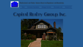 What Capitalrealtygroupinc.com website looked like in 2020 (3 years ago)