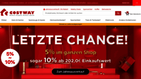 What Costway.co.uk website looked like in 2020 (5 years ago)
