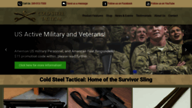 What Coldsteeltactical.com website looked like in 2020 (4 years ago)