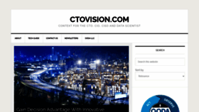 What Ctovision.com website looked like in 2020 (3 years ago)