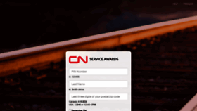 What Cnserviceawards.com website looked like in 2020 (3 years ago)