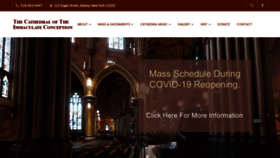 What Cathedralic.com website looked like in 2020 (3 years ago)
