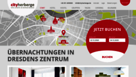 What Cityherberge.de website looked like in 2020 (3 years ago)
