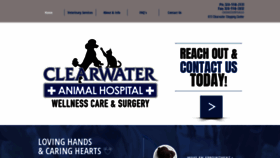 What Clearwaterpetvet.com website looked like in 2020 (3 years ago)