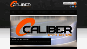 What Calibersport.com website looked like in 2020 (3 years ago)