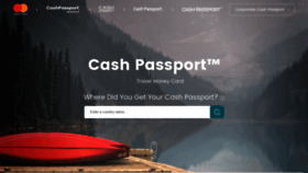 What Cashpassport.com website looked like in 2020 (3 years ago)