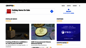 What Cryptox.it website looked like in 2020 (4 years ago)