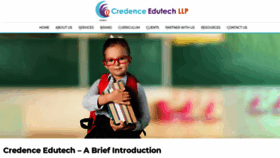 What Credenceedutech.com website looked like in 2020 (3 years ago)