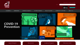 What Compton.edu website looked like in 2020 (3 years ago)
