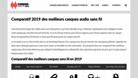 What Casque-sans-fil.info website looked like in 2020 (3 years ago)