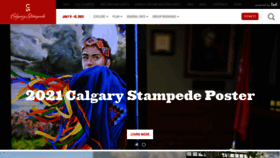 What Calgarystampede.com website looked like in 2020 (3 years ago)