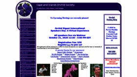 What Caios.org website looked like in 2020 (3 years ago)