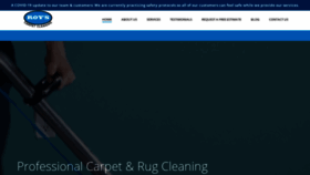 What Carpetcleaningboston.com website looked like in 2020 (3 years ago)