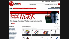 What Candospecialtyprinting.com website looked like in 2020 (3 years ago)