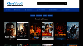 What Cinevood.cyou website looked like in 2020 (3 years ago)