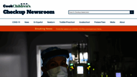 What Checkupnewsroom.com website looked like in 2020 (3 years ago)