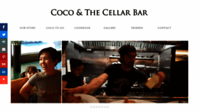What Cocoandthecellarbar.com website looked like in 2020 (3 years ago)