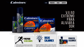 What Calminex.com.br website looked like in 2020 (3 years ago)