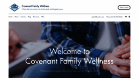What Covenantfamilywellness.com website looked like in 2020 (3 years ago)