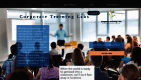 What Corporatetraininglabs.com website looked like in 2020 (3 years ago)