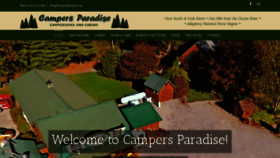 What Campersparadise.net website looked like in 2020 (3 years ago)