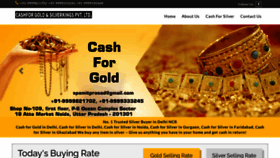 What Cashforsilver.co.in website looked like in 2020 (3 years ago)