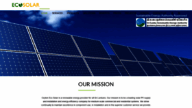 What Ceylonecosolar.com website looked like in 2020 (3 years ago)