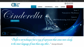 What Coastalcityballet.com website looked like in 2020 (3 years ago)