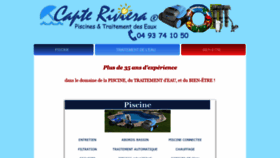 What Capte-riviera.com website looked like in 2020 (3 years ago)