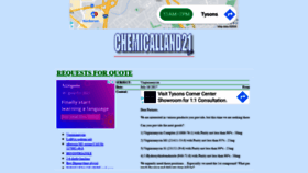 What Chemicalland21.com website looked like in 2020 (3 years ago)
