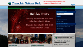 What Champlainbank.com website looked like in 2020 (3 years ago)
