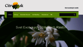 What Citrusar.sk website looked like in 2020 (3 years ago)