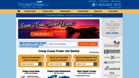 What Cruisecheap.com website looked like in 2020 (3 years ago)