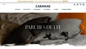 What Caravane.fr website looked like in 2020 (3 years ago)