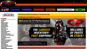 What Cpperformance.com website looked like in 2020 (3 years ago)