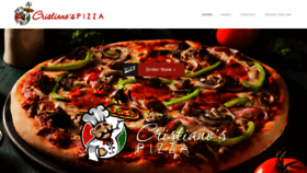 What Cristianospizzafl.com website looked like in 2020 (3 years ago)